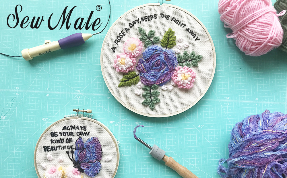 Sew Mate 毛線俄羅斯刺繡 Rug Punchneedle Kits
